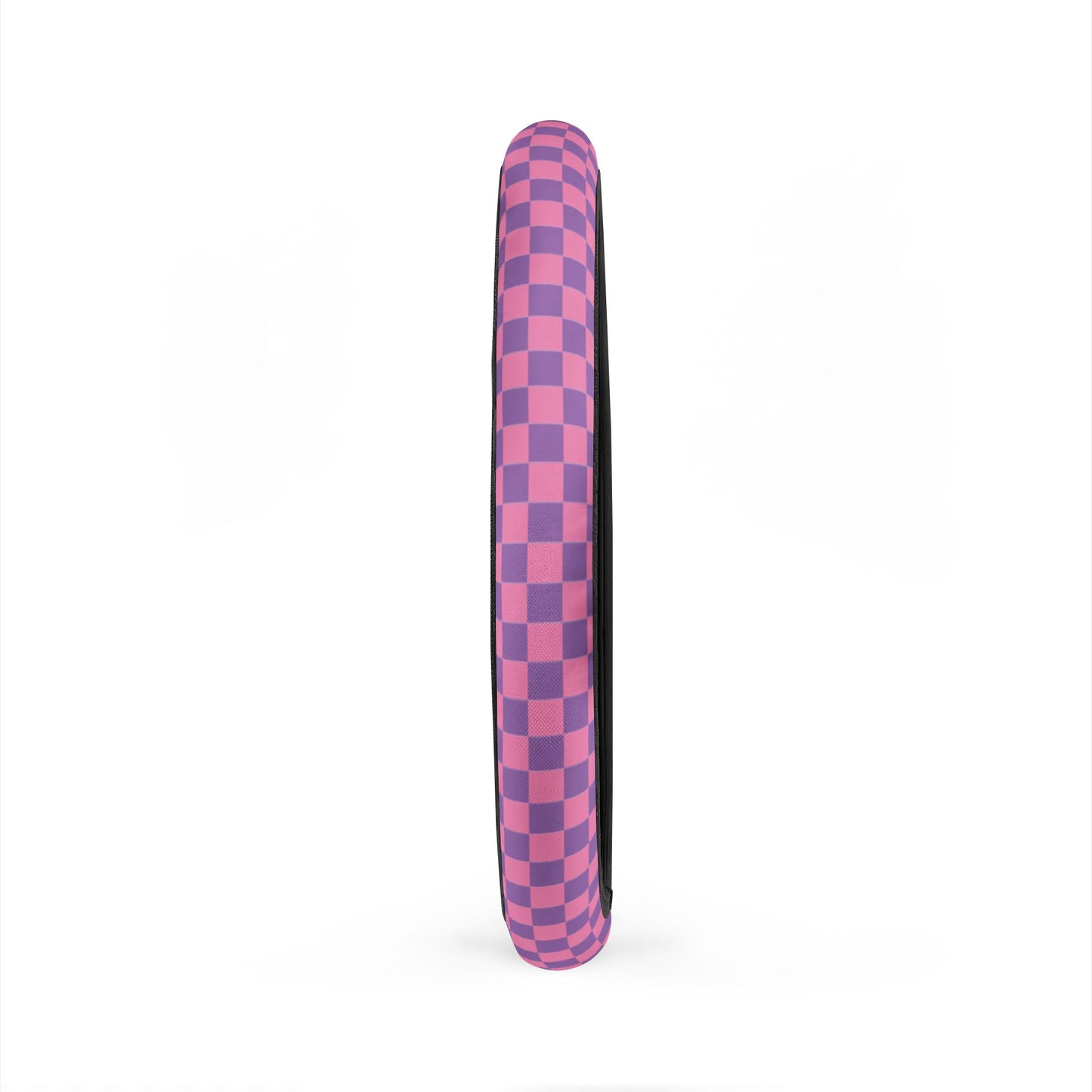 Pink & Purple Checkered Steering Wheel Cover
