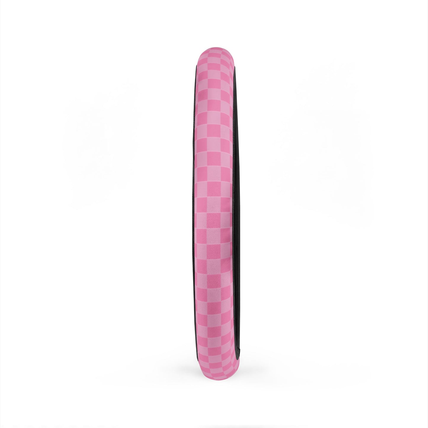Pink Checkered Steering Wheel Cover